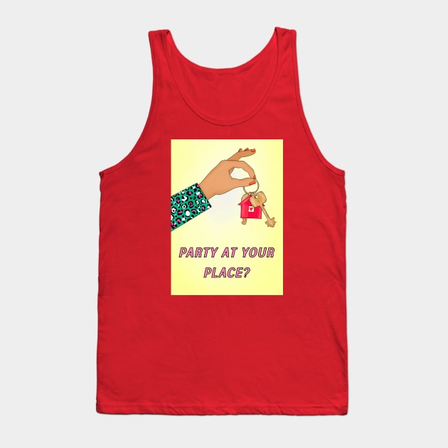 PARTY AT YOUR PLACE Tank Top by Poppy and Mabel